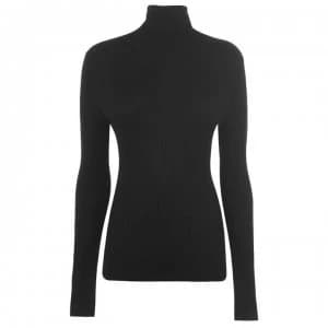 Only Karol Knit Roll Neck Jumper - Black
