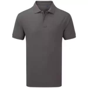 Premier Unisex Adult HeiQ Viroblock Short-Sleeved Polo Shirt (M) (Dark Grey) - Dark Grey
