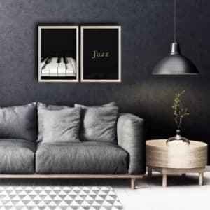 2PKCT-002 Multicolor Decorative Framed MDF Painting (2 Pieces)