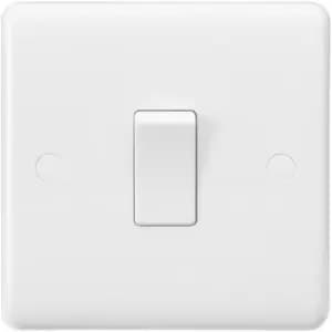 MLA Knightsbridge Curved Edge 10AX 1 Gang 1-Way Switch - CU1000