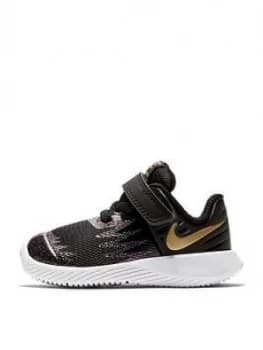 Nike Star Runner Infant Trainer BlackGold Size 4