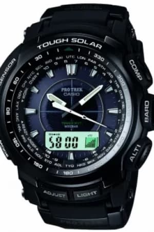 Mens Casio Pro Trek Alarm Chronograph Watch PRW-5100-1ER