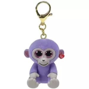 Grapes the Monkey Mini Boo Key Clip