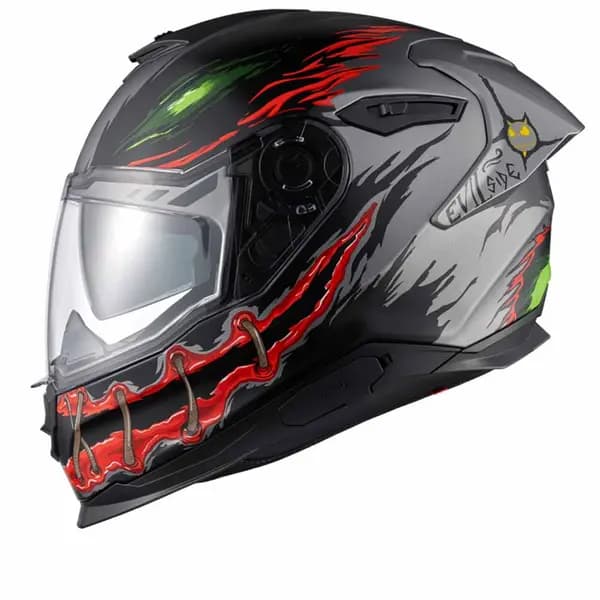 Nexx Y.100R Night Rider Titanium Matt Full Face Helmet Size L