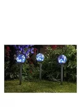 Smart Solar Firefly Opal Stake Light, 4Pk