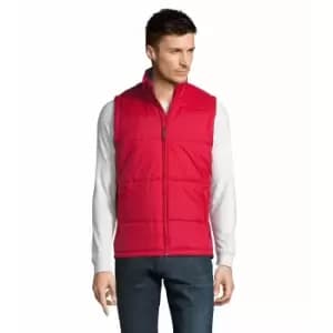 SOLS Warm Unisex Padded Bodywarmer Jacket (4XL) (Red)