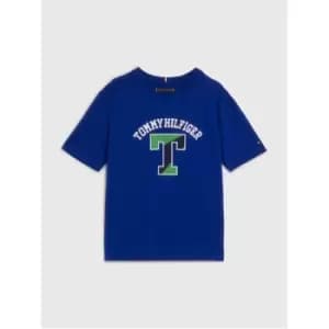 Tommy Hilfiger t Varsity Tee S/S - Blue