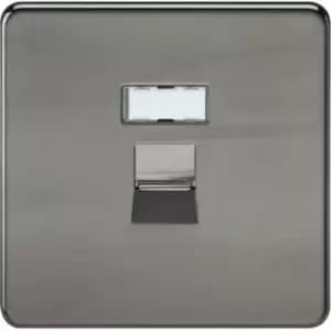 MLA Knightsbridge RJ45 Network Outlet Black Nickel - SFRJ45BN