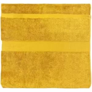 Paoletti Cleopatra Egyptian 100% Cotton Bath Sheet, Ochre, 2 Pack