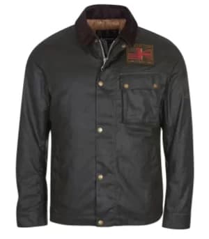 BARBOUR Parka Men Green Cotone