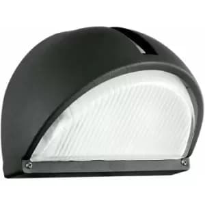 IP44 Outdoor Wall Light Black Aluminium 1 x 40W E27 Bulb Porch Lamp