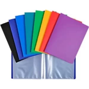 Exacompta Display Book PP Opak, 20 Pkts, 17x22, Assorted, Pack of 10