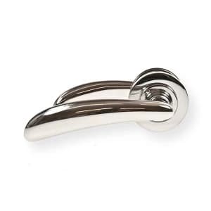 LocksOnline Soffio Lever Handle Set on Round Rosette