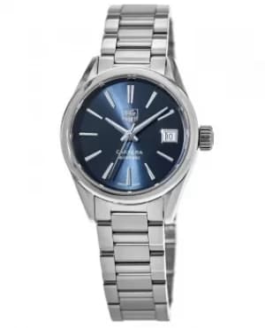 Tag Heuer Carrera Automatic Blue Dial Steel Womens Watch WAR2419.BA0776 WAR2419.BA0776