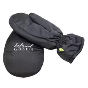 Island Green Winter Golf Mitts - Black