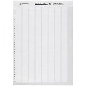 Cable identifier LaserMark 12.7 x 18mm Label colour White Weidmueller 1695711044 LM WritoOn 18X34 WS No. of labels 88