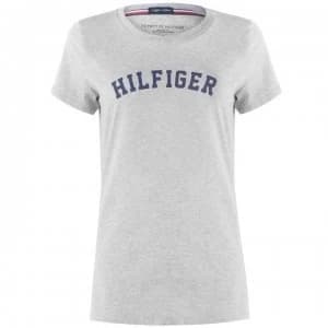 Tommy Bodywear Print T Shirt - Grey Heather