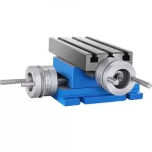 VEVOR Milling Machine Cross Slide Worktable 4''x7.3'' 2 Axis Compound Precision