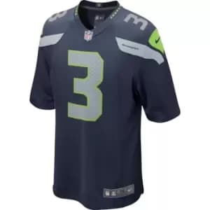 Nike Nfl Seattle Seahawks R Wilson 3 Jersey Home, College Navy/Club Gold, Male, T-Shirts, 67NM-SSGH-78F-2NA
