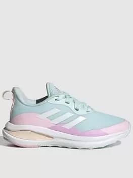 adidas Kids Fortarun, Blue/White, Size 3