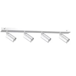 Eye Ceiling Spotlight Bar Silver, 60cm, 4x GU10