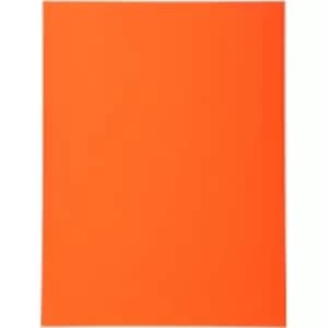 Forever Square Cut Folders A4 Orange, 10 Packs of 50