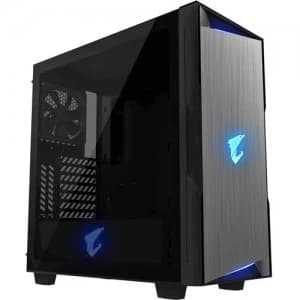 Gigabyte AORUS C300 GLASS Midi-Tower Black