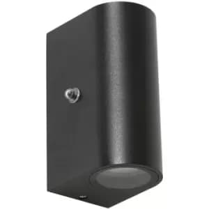 Sienna Outdoor Up Down Wall Light Matt Zwart IP54