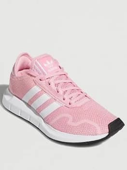 adidas Originals Swift Run X Junior - Pink White, Pink/White, Size 5.5
