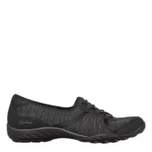 Skechers Scooped Bungee Slip On Trainers Ladies - Black