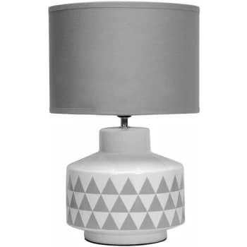 Wylie White Ceramic Table Lamp - Premier Housewares