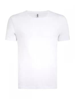 Mens Moschino Chest Logo T Shirt White