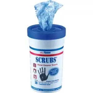 Scrubs 42230 In-A-Bucket Hand Cleaner Towels - Tub Of 30