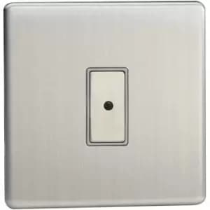 Varilight 1-Gang V-Pro Eclique2 Touch Control Slave Dimmer Brushed Chrome - JDSES001S