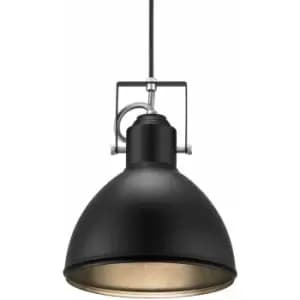 Netlighting Aslak Dome Pendant Ceiling Light Black, E27