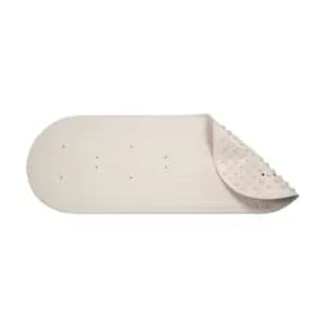 Luxury White Foot Massage Bath Mat White