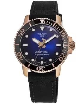 Tissot Seastar 1000 Blue Dial Textile Strap Mens Watch T120.407.37.041.00 T120.407.37.041.00