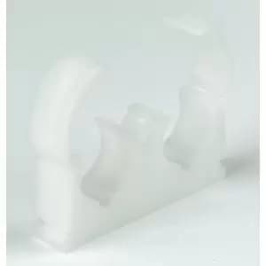 Talon Polypropylene (Pp) Double Hinge Clip Ytd22 (Dia)22mm, Pack Of 50