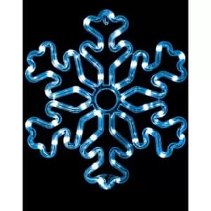 Sets of 30cm Snowflake Christmas Window Lights Cool White Festive Decorations - x1