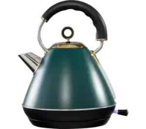 Daewoo SDA2285 Traditional Kettle - Emerald & Gold