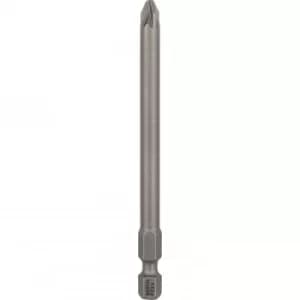 Bosch Extra Hard Pozi Screwdriver Bits PZ2 89mm Pack of 3