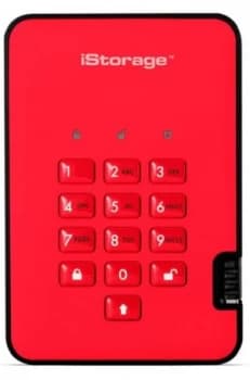 iStorage diskAshur2 1TB External Portable Hard Disk Drive