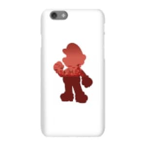 Nintendo Super Mario Mario Silhouette Phone Case - iPhone 6S - Snap Case - Gloss
