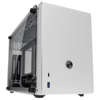 Raijintek Ophion Mini-ITX Case - White Tempered Glass
