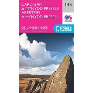 Cardigan and Mynydd Preseli Sheet map, folded 2016