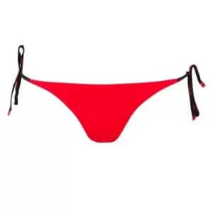 Hugo Pure Side Tie Bikini Bottoms - Red
