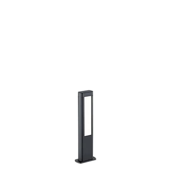 Rhine Modern 2 Light Outdoor Pedestal Light Anthracite 3000K IP54