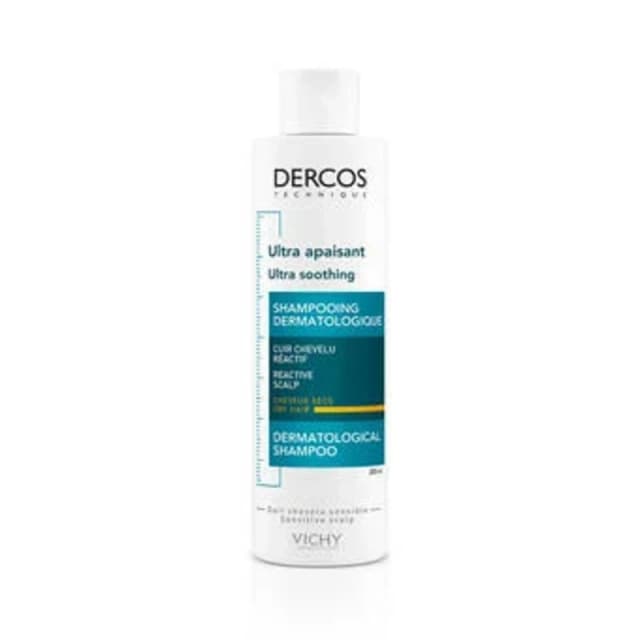 Vichy Dercos Ultra Soothing Shampoo - Dry Hair 200ml