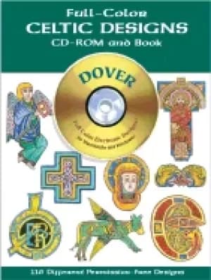 full color celtic designs cd rom and book
