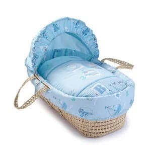 Clair de Lune Ahoy Palm Moses Basket
